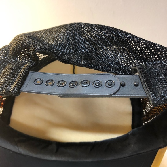 Sunoco Gold Vintage Foam Back 3 stripe Truckers Cap hat snap back - Picture 7 of 11